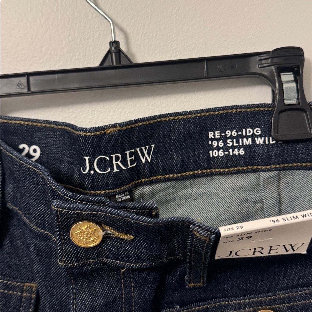 NWT J. Crew Slim-wide jean with sailor pockets 29 - Picture 7 of 9